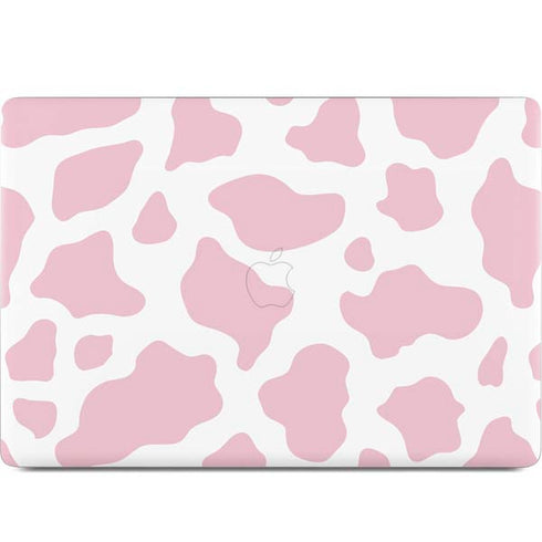 Pink Cow Print MacBook Skins